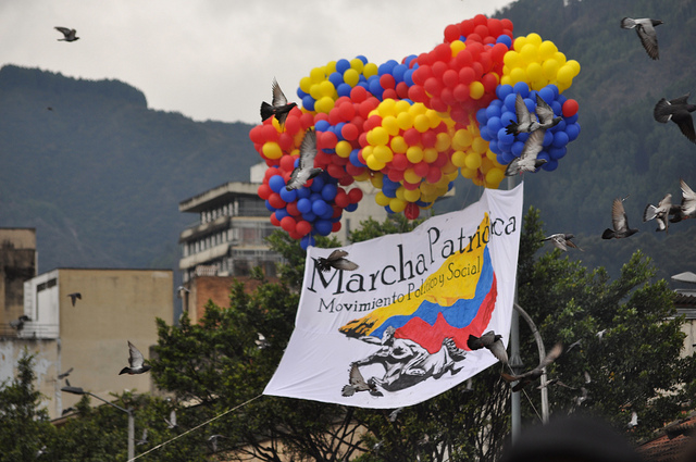 Marcha Patriotica Dialogos de Paz