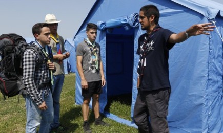 LA CIUDAD DE LOS SCOUTS. Comenzó en Guayaquil, Ecuador, la concentración del movimiento. Miles de carpas y siete días de actividades